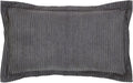 Better Trends Jullian Collection is Super Soft and Light Weight in Bold Stripes Design 100% Cotton Tufted Unique Luxurious Machine Washable Tumble Dry, King Sham, Gray