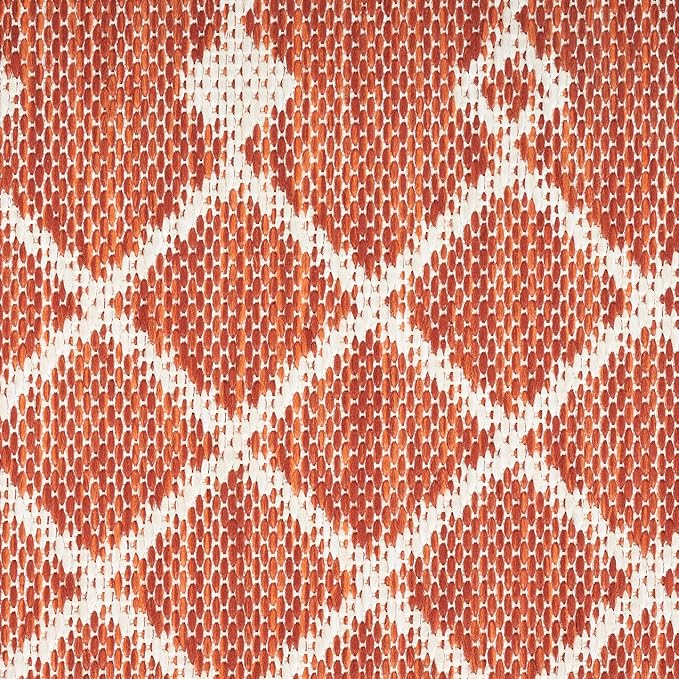 Nourison Home Positano Terracotta 2' x 6' Area Rug - Easy Clean, Non Shedding, Bed Room, Living Room, Dining Room, Kitchen (6' Runner)