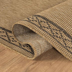 Easy Jute Rugs 2x3 Frame Natural Color Living Room Indoor Outdoor Door Mat for Patio and Kitchen Rug High Traffic Washable Easy to Clean Solid Boho Woven Design Carpet (2 x 3)