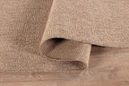 Washable Easy Jute Rug 5x7, Indoor Outdoor Rugs Natural Color Farmhouse Area Rugs for Living Room, Kitchen, High Traffic Area, Easy to Clean Solid Boho Woven Design Outside Carpet (5 X 7 Natural)