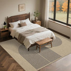 Easy Jute Rug 8x10: Indoor Outdoor Natural Boho Area Rugs for Living Room Patio Washable - Farmhouse Neutral Contemporary Large Carpet for Bedroom Dining Room Backyard Office Non Slip