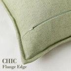 12x20 Linen Pillow Covers Sage Green Pack of 2 Farmhouse Boho Neutral Accents Striped Textured Rectangular Lumbar Decorative Throw Pillow Cases for Living Room Couch Bed Home Decor