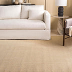 Martha Stewart SAFAVIEH x Collection Area Rug - 11' x 15', Beige & Ivory, Sisal & Jute, Ideal for Living Room, Bedroom, Dining Space (MSR9501C)