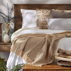 DII Diamond Throw Collection Cotton Woven, 50x60, Stone