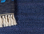 Unique Loom Braided Jute Collection Area Rug - Dhaka (2' x 3' 1" Rectangle, Navy Blue)