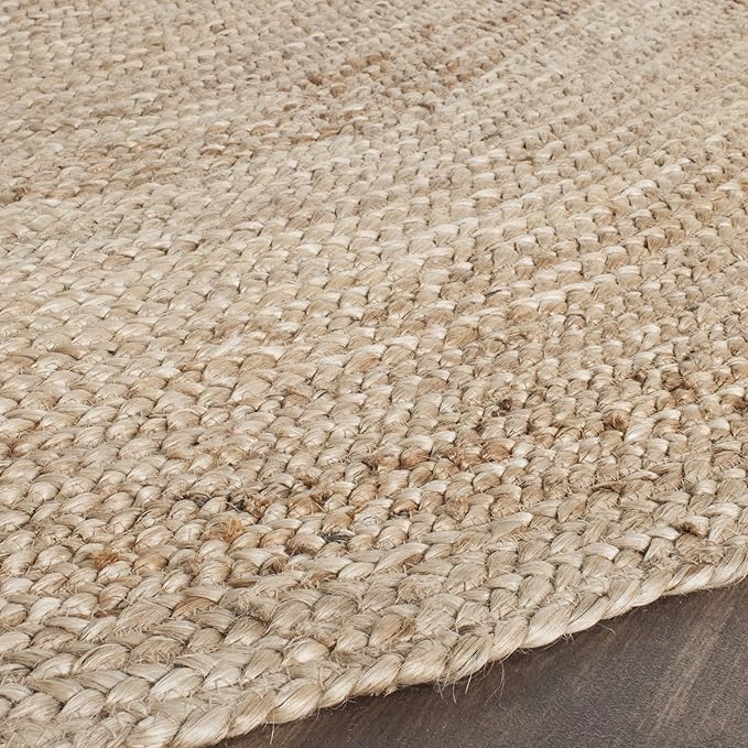 SAFAVIEH Cape Cod Collection Runner Rug - 2'3" x 12', Natural Brown, Handmade Braided Flat Weave Jute (CAP252A)