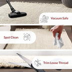 Nuloom Daniela Off-White, 2'6" x 6', Handmade, Jute, Tassel, Soft and Textured, High Traffic, Stain Resistant, Easy Clean, Durable Runner for Bedroom, Living Room, Dining Space, Foyer, Entryway