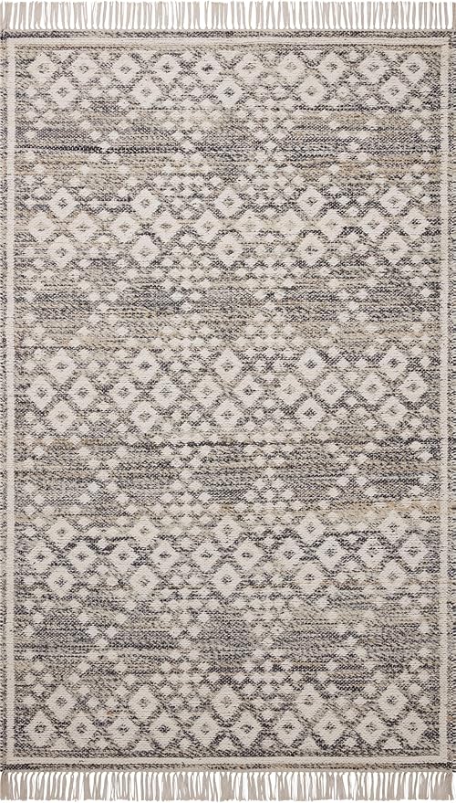 Loloi Angela Rose Rivers Collection RIV-01 Denim/Ivory 8'-6" x 11'-6" Reversible Area Rug
