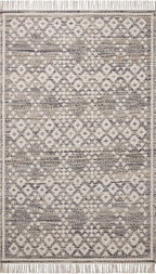 Loloi Angela Rose Rivers Collection RIV-01 Denim/Ivory 3'-6" x 5'-6" Reversible Accent Rug