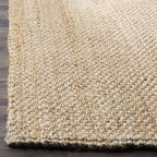 SAFAVIEH Natural Fiber Collection Area Rug - 2' x 3'7", Natural Brown, Handmade Jute, Basketweave Design (NF401A)