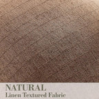 12x20 Linen Pillow Covers Brown Pack of 2 Farmhouse Boho Neutral Accents Striped Textured Rectangular Lumbar Decorative Throw Pillow Cases for Living Room Couch Bed Home Decor
