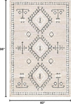 SAFAVIEH Kilim Collection Area Rug - 5' x 8', Grey & Black, Handmade Flat Weave Jute, Ideal for High Traffic Areas in Living Room, Bedroom (KLM762F)