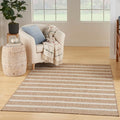 Nourison Home Positano Beige Ivory 5' x 7' Area Rug - Easy Clean, Non Shedding, Bed Room, Living Room, Dining Room, Kitchen (5' x 7')