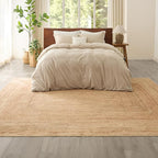 Bedsure 5x7 Printed Jute-Look Rug for Living Room, Machine Washable Rugs, Jute-Look Rug, Non-Slip Backing, Non-Shedding