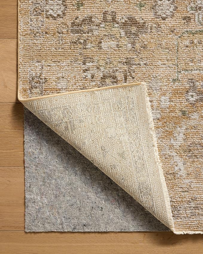Loloi Magnolia Home by Joanna Gaines Pace Collection PAC-07 Sunset/Stone 9'-6" x 9'-6" Round Area Rug
