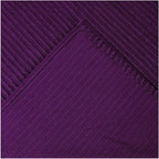 Better Trends Jullian Collection is Super Soft and Light Weight in Bold Stripes Design 100% Cotton Tufted Unique Luxurious Machine Washable Tumble Dry, Euro Sham, Plum