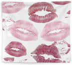 WNAGT Trendy Black and White Kiss Lips Tapestry Wall Hanging, Funky Makeup Wall Decor, Fashion Aesthetic Wall Blanket Decor for Girls Room College Dorm Makeup Room Beauty Room, 50x60 Inch