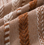 Boho Lumbar Pillow Covers 14x36 Long, Farmhouse Decorative Couch Pillow Cases, Brown Accent Pillows of Bed, Sofa Bedroom Living Room Home Decor Cushion Cover, Pack of 1