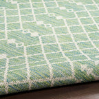 Nourison Home Positano Blue Green 8' x 10' Area Rug - Easy Clean, Non Shedding, Bed Room, Living Room, Dining Room, Kitchen (8' x 10')