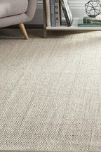 SAFAVIEH Area Rug 11' Round - Natural Fiber Collection - Marble & Beige, Sisal, Woven Design with Border (NF143C)