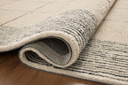 Loloi Chris Loves Julia Francis Collection FRA-02 Cream/Black 2'-0" x 5'-0" Accent Rug