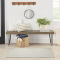 Nourison Home Courtyard Ivory Silver 3' x 5' Area Rug - Easy Clean, Non Shedding, Bed Room, Living Room, Dining Room, Kitchen (3' x 5')