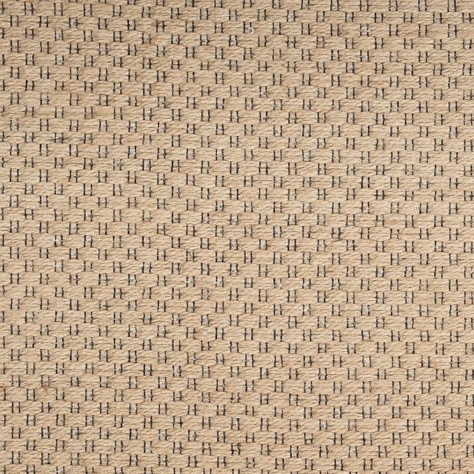 Nourison Home Washable Jute Natural 2'3" x 7'6" Area Rug - Easy Clean, Non Shedding, Bed Room, Living Room, Dining Room, Kitchen (8' Runner)