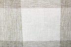 VAKADO Farmhouse Throw Pillow Covers 18x18 Set of 2 Porch Decor Buffalo Plaids Decorative Retro Rustic Checkers Cotton Linen Square Cushion Cases Home for Sofa Couch Bed, Beige Cream White