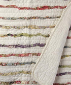 Greenland Home 100% Cotton Bella Ruffle Textured Throw Blanket, 50x60 in., Multi-Colored