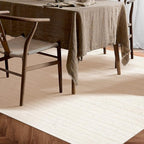 Hausattire Hand Woven Jute Braided Rug, 5'x8' – Off White, Reversible Boho Entry Area Rugs for Kitchen, Living Room I Farmhouse Indoor Outdoor Decorative Floor Rug, 60x96 Inches