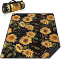 Extra Large Picnic Blankets Waterproof Foldable (60 "x 80") Beach Blanket Waterproof Sandproof,3-Layer Thicking Mat Outdoor Packable Camping Blanket