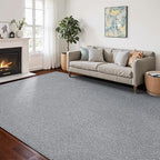 Washable Area Rug 5x7 Feet Grey Non Slip Living Room Kitchen Rugs Indoor Entryway Rug Floor Carpet for Dining Living Room Bedroom