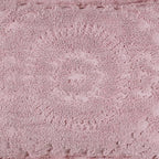 Better Trends Rio Collection is Super Soft and Light Weight in Floral Design 100% Cotton Tufted Unique Luxurious Machine Washable Tumble Dry, Euro Sham, Pink