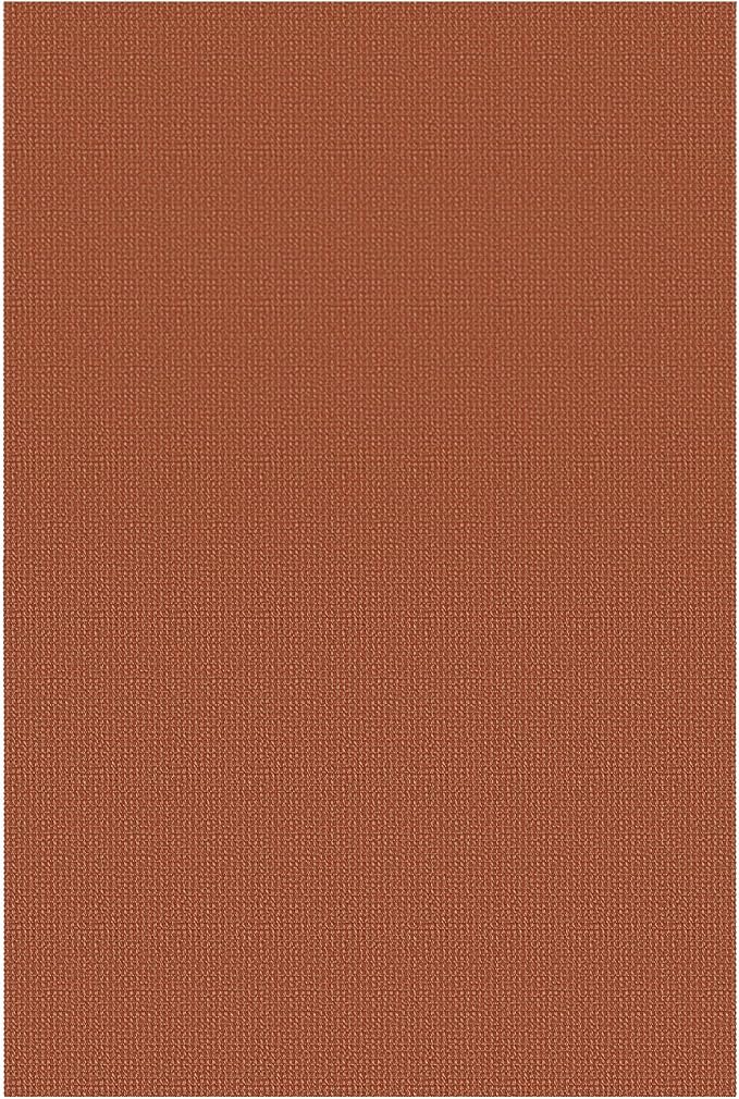 EARTHALL Woven Area Rugs 6x9 Ft Washable Living Room Rugs Non Slip Rubber Backed Dining Room Rug Braided Bedroom Rugs Indoor Floor Carpet for Living Room, Bedroom, Dining Room, Rustic Orange/Tan