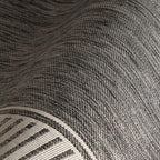 Nuloom Asha Grey/Ivory, 10' x 14', Casual, Striped Border, Soft and Cozy, High Traffic, Stain Resistant, Easy Clean, Durable Area Rug for Indoor/Outdoor Patio, Deck, Porch, Garden, Courtyard