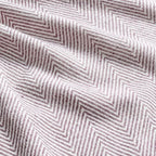 BOURINA Herringbone Throw Blanket,Soft Lightweight Cozy Throw for Bed Couch Decorative Blanket, Purple 50" x 60"