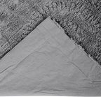 Better Trends Rio Collection is Super Soft and Light Weight in Floral Design 100% Cotton Tufted Unique Luxurious Machine Washable Tumble Dry, Standard Sham, Gray