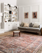 Loloi Loren Collection LQ-13 Brick/Midnight 5'-0" x 7'-6" Area Rug