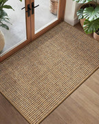 Color&Geometry Handwoven Jute Entry Rug - Natural Textured Front Door Mat 36"x60", Non-Slip Durable & Eco-Friendly Doormat for High-Traffic Entrance, Rustic Farmhouse Welcome Mat, Sisal Brown
