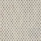 Nourison Home Courtyard Ivory Silver 8' x 10' Area Rug - Easy Clean, Non Shedding, Bed Room, Living Room, Dining Room, Kitchen (8' x 10')