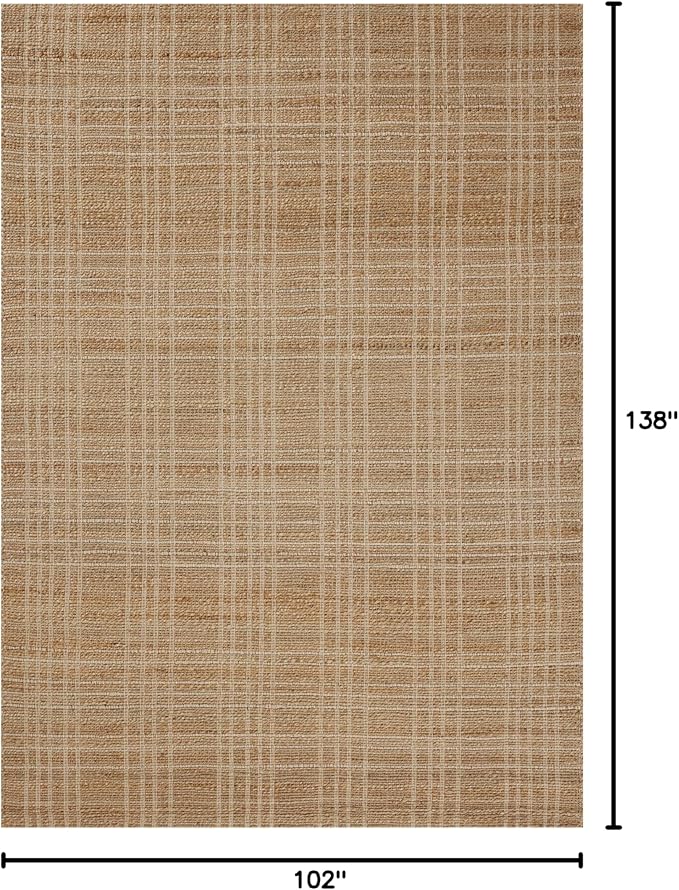 Loloi Chris Loves Julia Judy Collection JUD-01 Natural/Cream 8'-6" x 11'-6" Area Rug