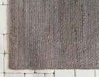 Unique Loom Braided Jute Collection Area Rug - Dhaka (4' 1" x 6' 1" Rectangle, Gray)