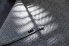 CAMILSON Easy Jute Rug 6x9, Indoor Outdoor Gray Color Farmhouse Area Rugs for Living Room Patio and Kitchen Rug, Solid Boho Woven Design, Easy-Cleaning, Washable Outside Carpet Alfombras (6 x 9)