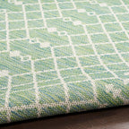 Nourison Home Positano Blue Green 5' x 7' Area Rug - Easy Clean, Non Shedding, Bed Room, Living Room, Dining Room, Kitchen (5' x 7')