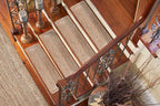 Unique Loom Braided Jute Collection Area Rug - Dhaka (0' 9" x 2' 6" Stair Tread, Natural)