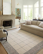 Loloi Chris Loves Julia Francis Collection FRA-02 Cream/Black 11'-6" x 15' Area Rug