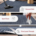 Nuloom Daniela Navy, 3' x 5', Handmade, Jute, Tassel, Soft and Textured, High Traffic, Stain Resistant, Easy Clean, Durable Area Rug for Bedroom, Living Room, Dining Space, Foyer, Entryway