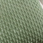 VAKADO Couch Sage Green Decorative Throw Pillow Covers 20x20 Set of 4 Spring Boho Corduroy Neutral Home Living Room Farmhouse Rustic Cushion Case Decor Square for Bed Sofa