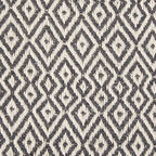 DII Rustic Farmhouse Double Diamond Woven Throw, 50x60, Mineral