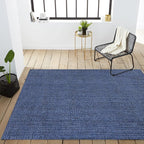 JONATHAN Y Pata Hand Woven Chunky Jute Navy Indoor Area Rug, 12x15, Bohemian, Rustic, Cottage, Easy-Cleaning for Living Room, Bedroom, Kitchen, Non-Shedding (NRF102D-15)
